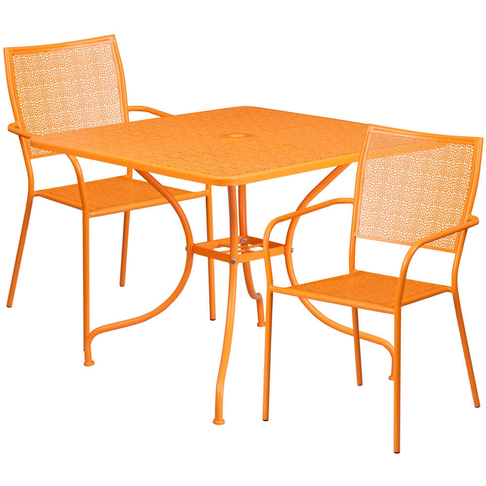 Bistro table set CUB CO 35SQ 02CHR2 OR GG FLA