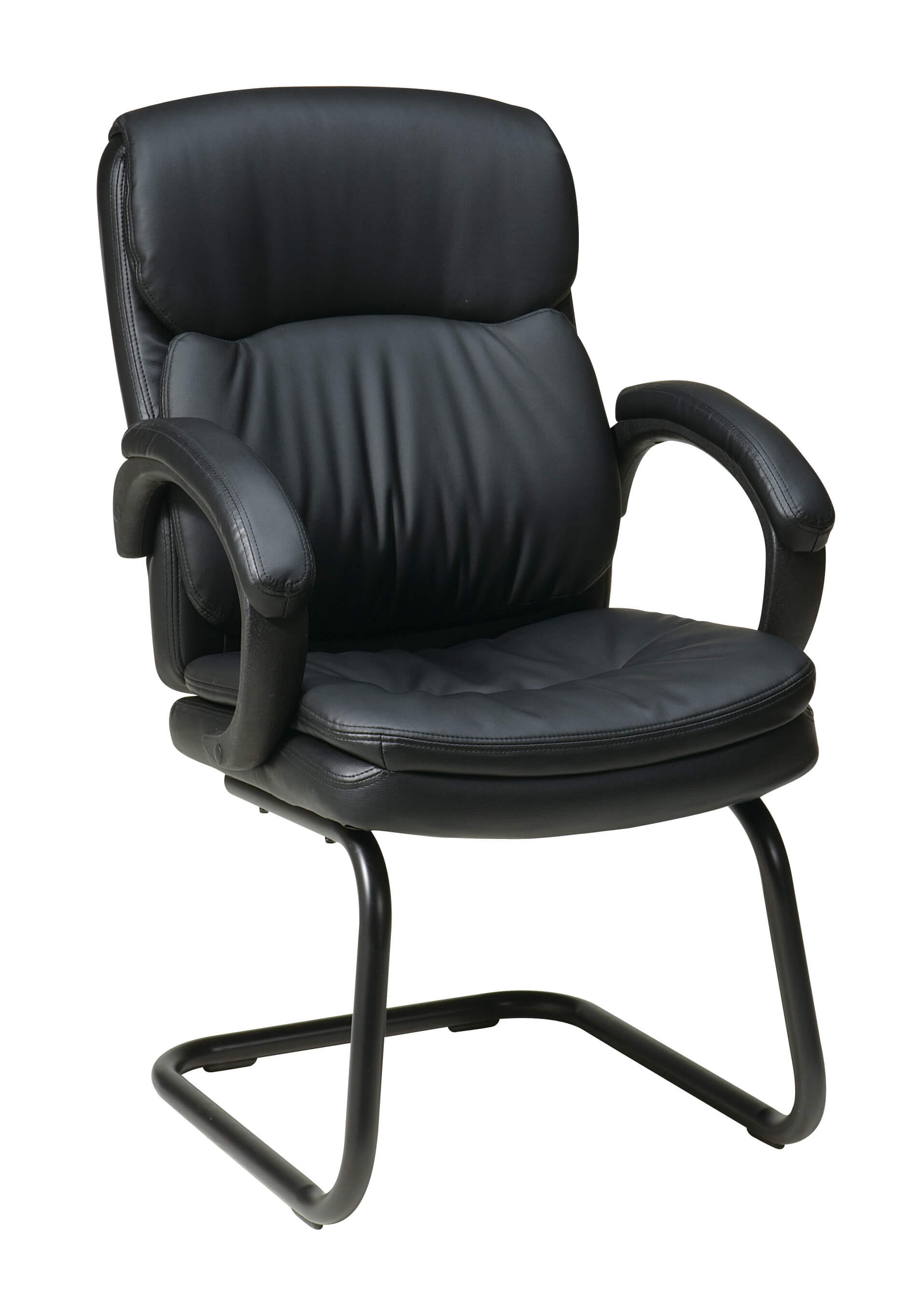 Office waiting room chairs black leather office chair