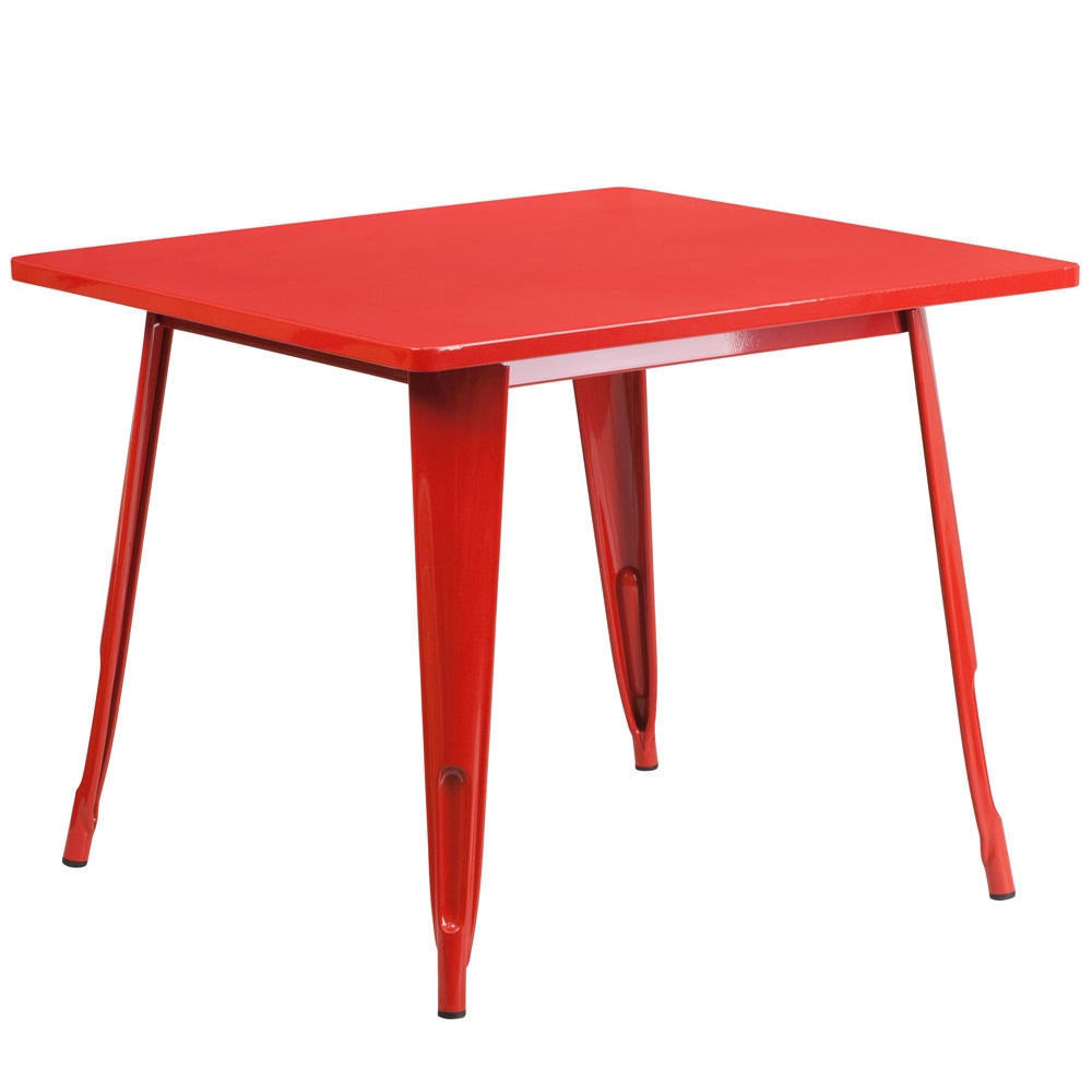 Restaurant tables CUB ET CT002 1 RED GG FLA