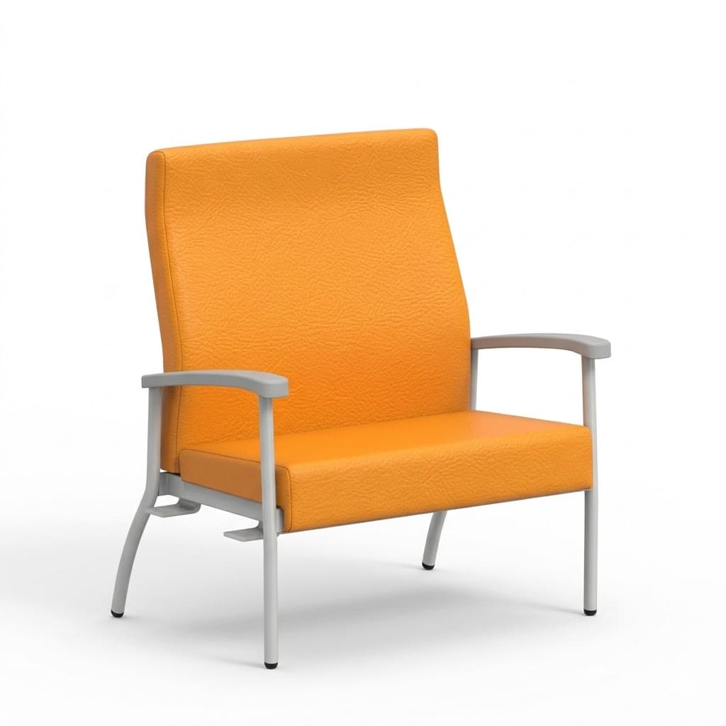 Bariatric medical high back orange 1