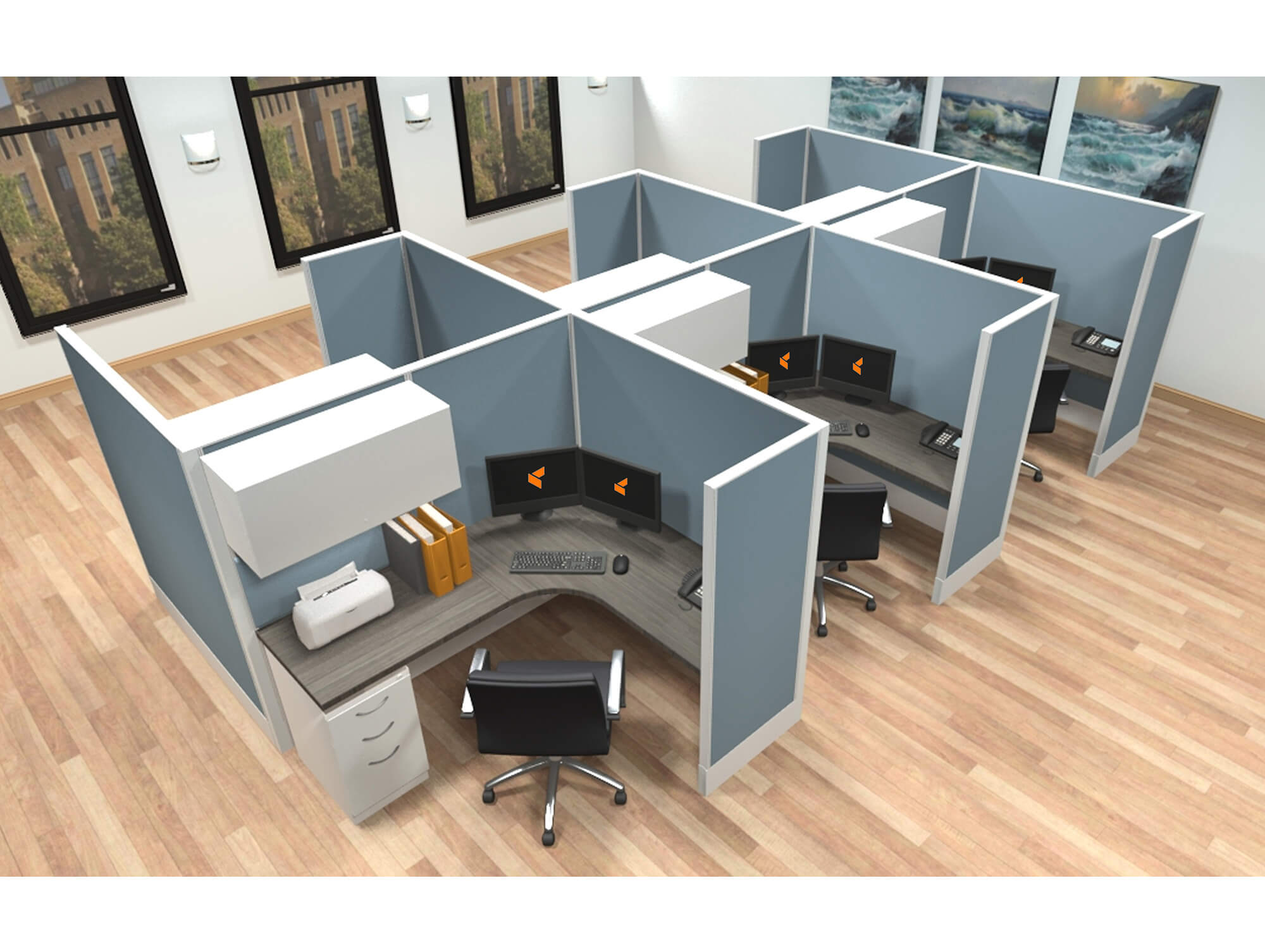 Ais divi cubicles 5x6x66 2