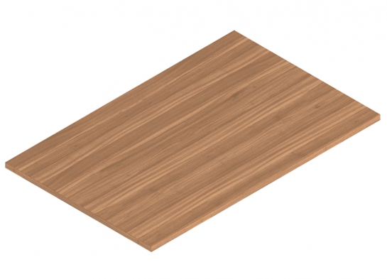 Flip top training table laminate 48x30 autumn walnut
