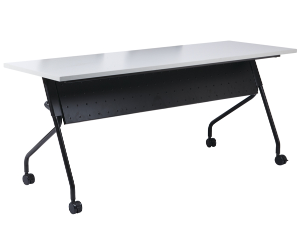 Folding training table 72x18 grey black Folding training table 72x18 grey black