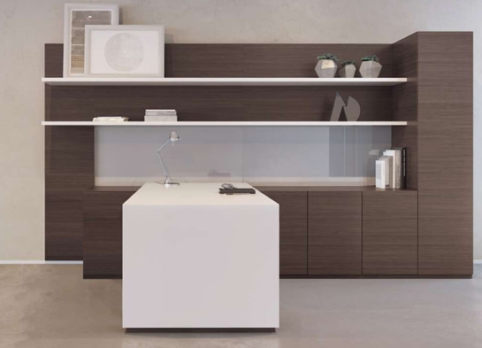 Private office suite front view Private office suite front view