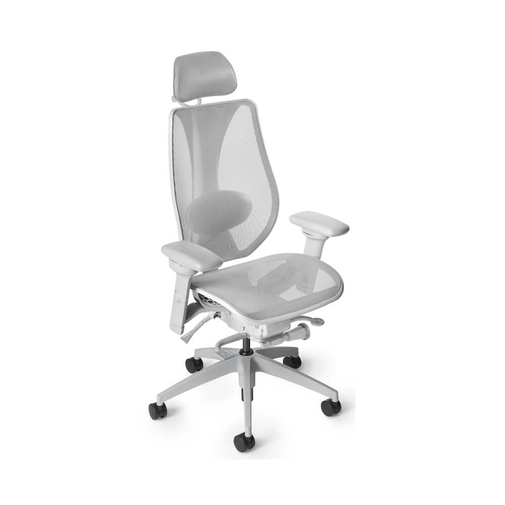 /shop/images/single product pages/big&tall mesh office chairs ergonomic mesh office chair with headrest light gray headrest view