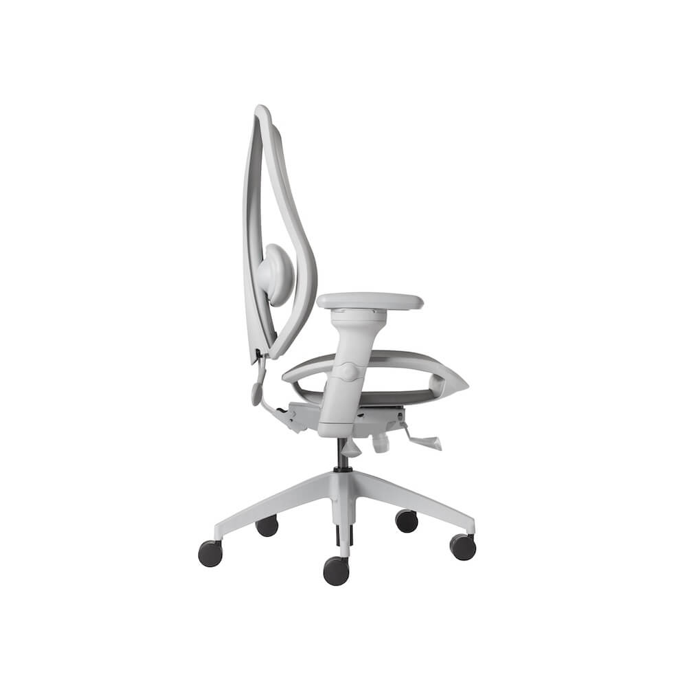 /shop/images/single product pages/big&tall mesh office chairs ergonomic mesh office chair with headrest light gray lateral view