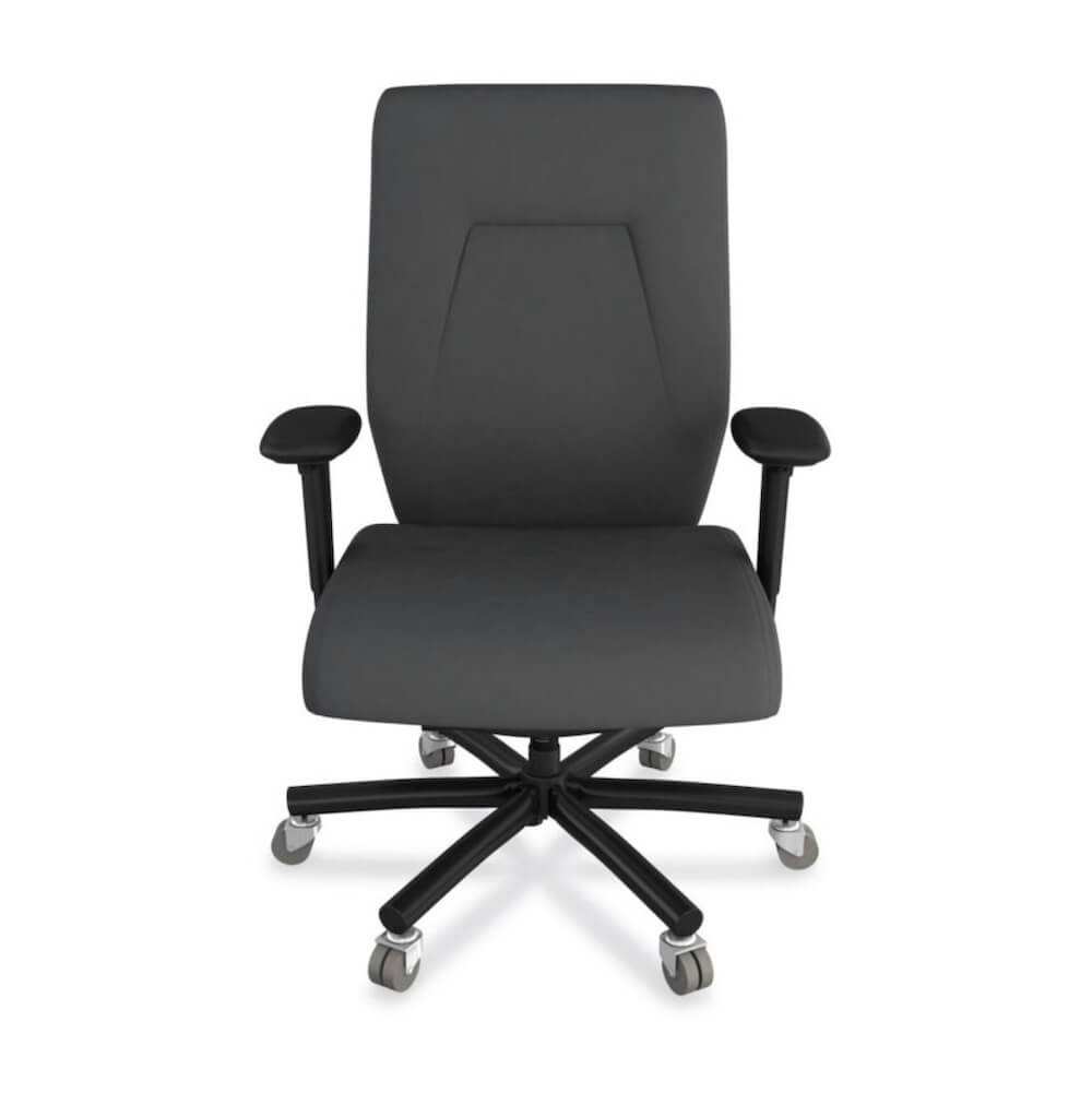 /shop/images/single product pages/big & tall office chairs big & tall executive office chairs ergonomic office chair heavy duty front view