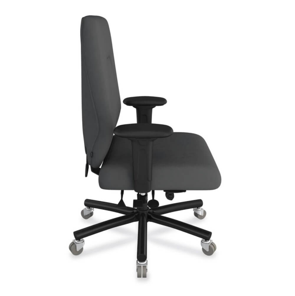 /shop/images/single product pages/big & tall office chairs big & tall executive office chairs ergonomic office chair heavy duty side view