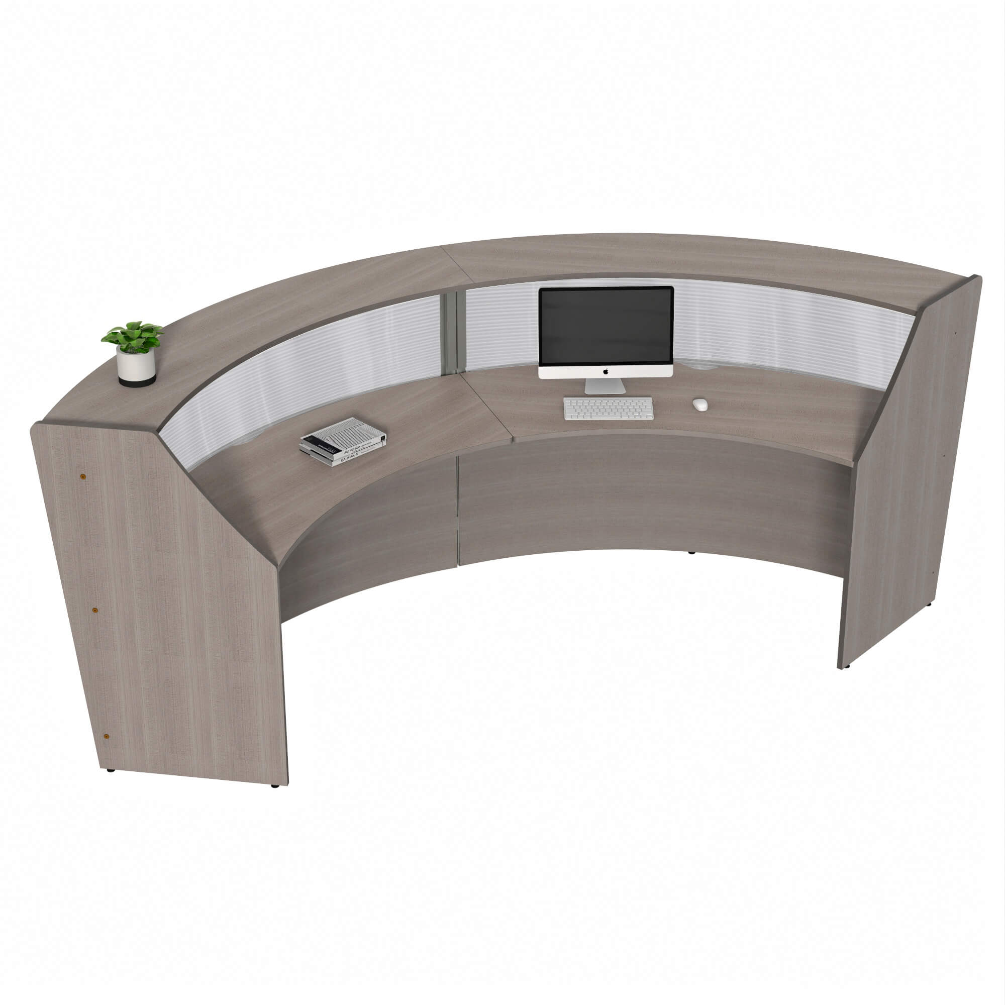 Li1 modern reception desk inside