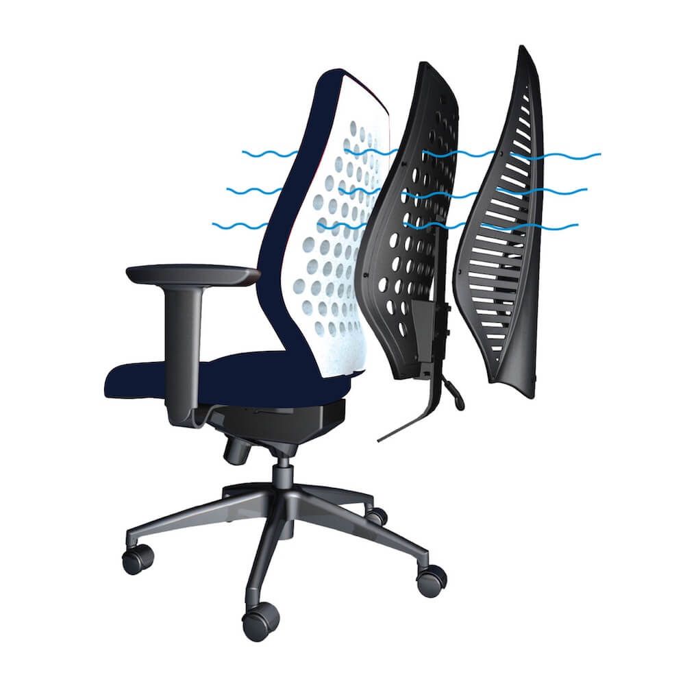 /shop/images/single product pages/office furniture chairs office desk chairs high back office chair ergonomic airflow vent view