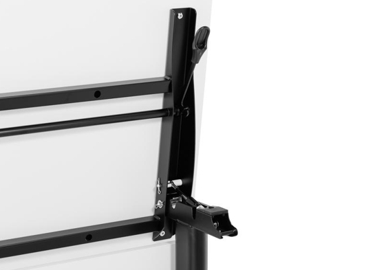 Training table with t leg 6x2 white black 13