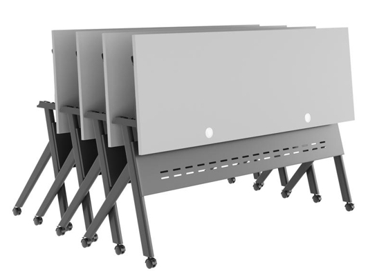 Training table with x leg 6x2 gray gray 11