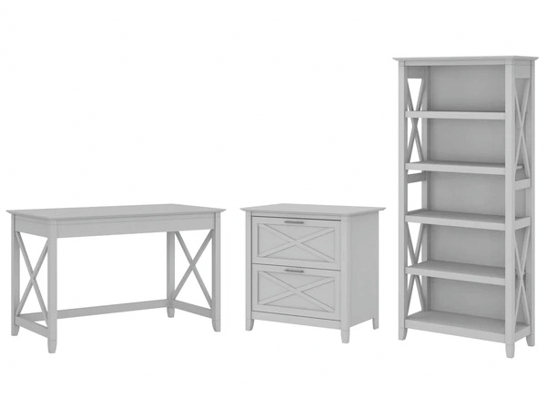 Western style desk with drawer lateral file cabinet and 5 shelf bookcase cape cod gray Western style desk with drawer lateral file cabinet and 5 shelf bookcase cape cod gray