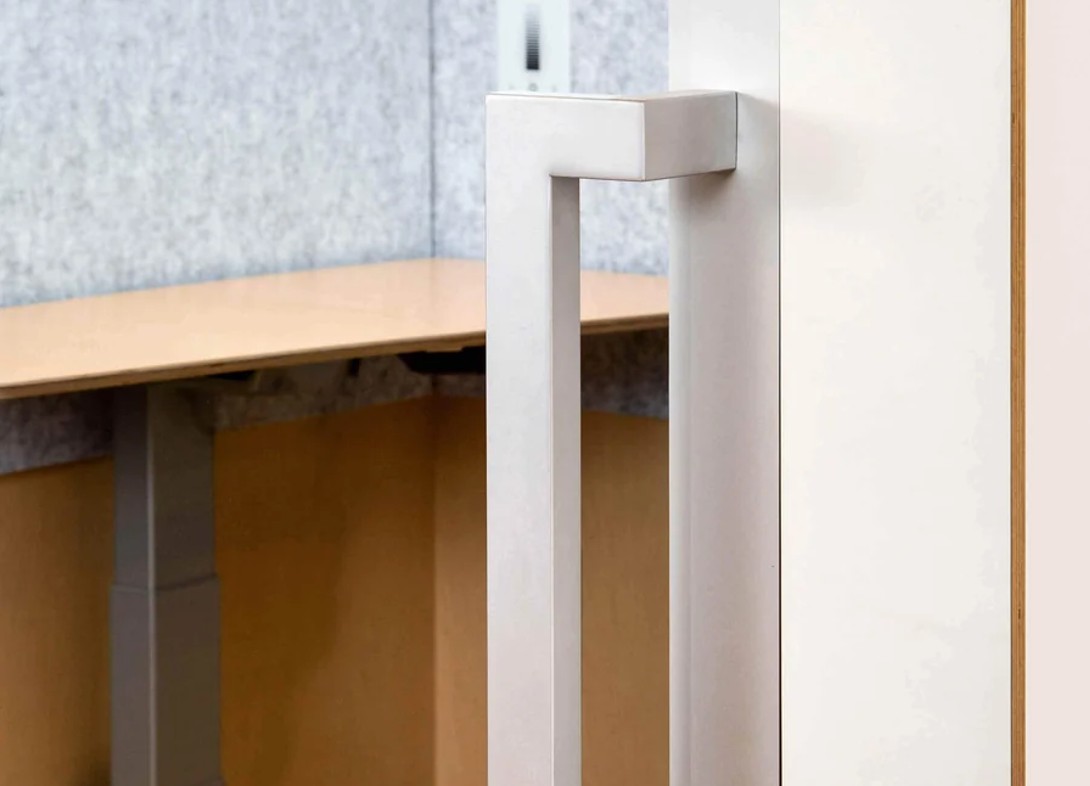 Zen single person office phone booth door