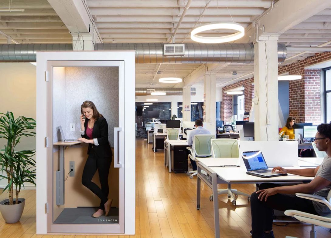 Zen single person office phone booth