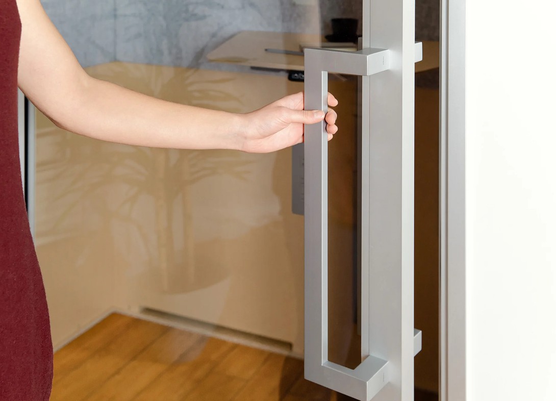 Zen two person office phone booth door