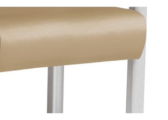 Interlock medical office furniture has high density UltraCell bio foam seat, waterfall curve front with seamless upholstery.